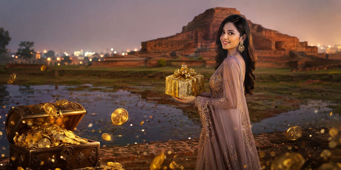 বাংলাদেশি মডেল রামি কার্ড গেম খেলছেন মোবাইলে