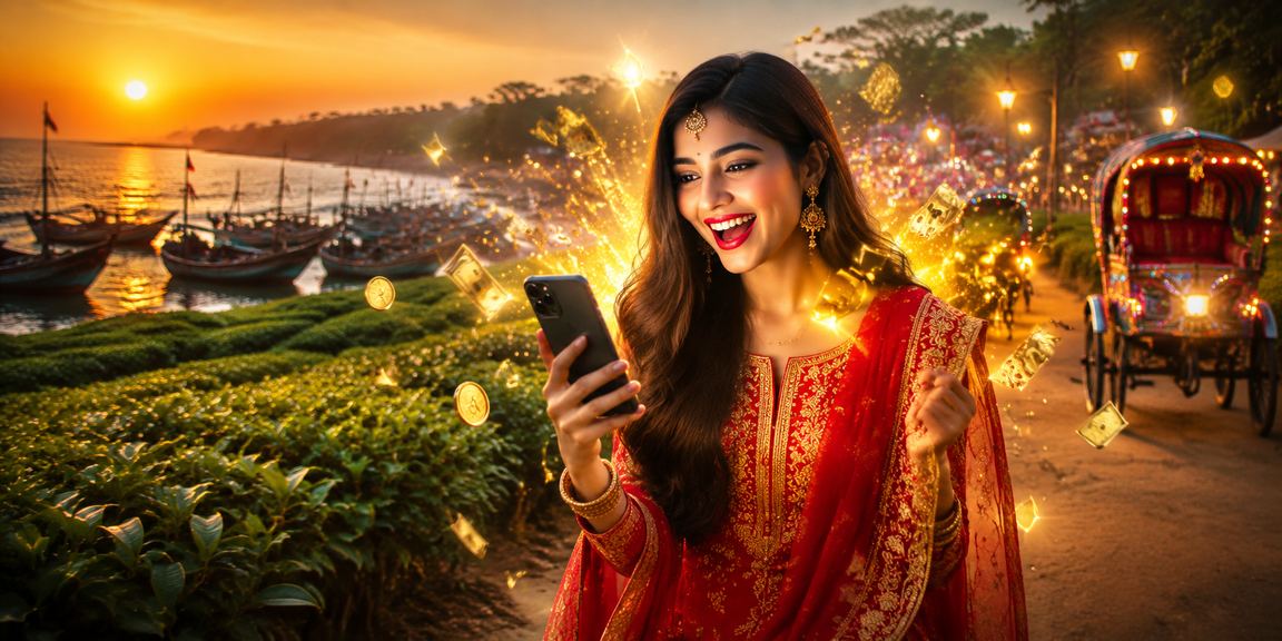 ঢাকায় ঈদ উৎসবে aia মোবাইল ক্যাসিনো প্রোমোশন উপভোগ করছেন একজন খেলোয়াড়